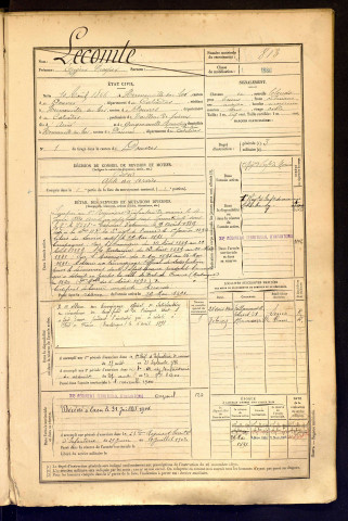 Lecomte, Eugène Prosper