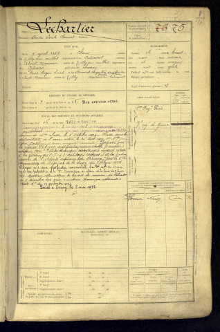 Lechartier, Alcide Emile Clément