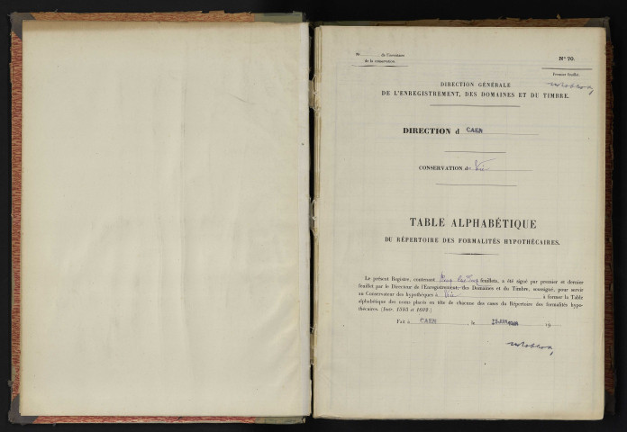 Registre n°4 : Augrain - Bainée