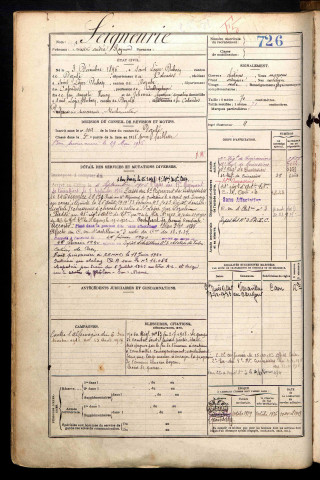 Seigneurie, Ernest André Raymond