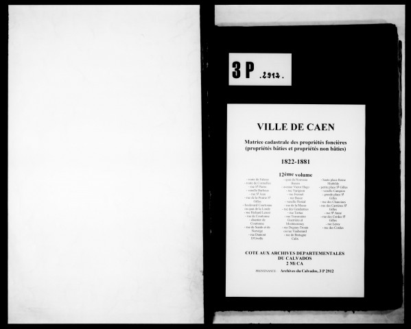 12ème volume, folios 5213-5674