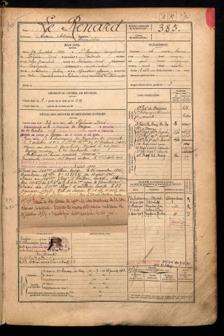 Le Renard, Arsène Adrien Alexandre