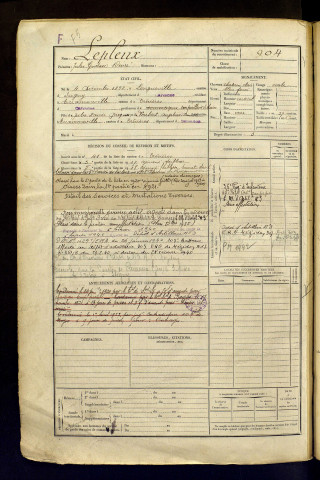 Lepleux, Jules Gustave Désiré