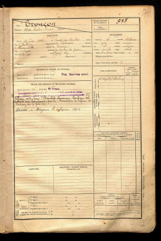 Troçon, Alcide Gaston Pierre