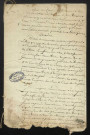 Cahier des pouvoirs et instructions de l'ordre de la noblesse du bailliage de Caen