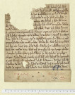 Charte de Henri II : original et un vidimus