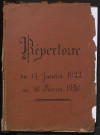 17 janvier 1922-10 février 1936