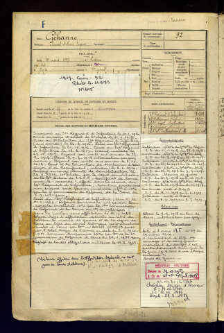 Géhanne, Marcel Arthur Eugène