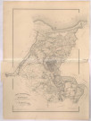 Carte topographique du canton de Troarn par Simon, géomètre en chef du cadastre