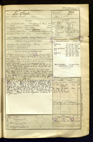 Le Sert, Frédéric Emile