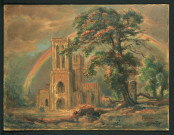 Caen, église Saint-Jean, "Après l'orage", par René Thurin