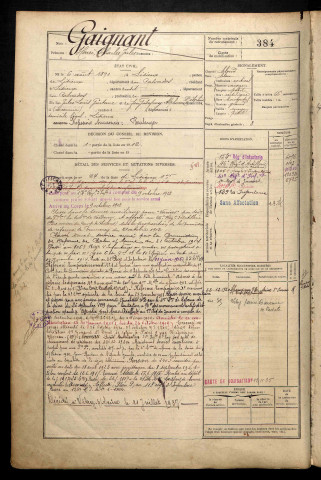 Gaignant, Henri Charles Jules