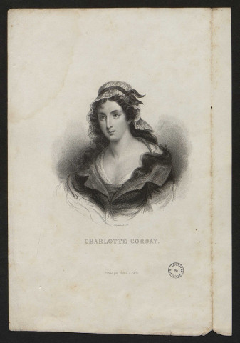 Portraits de : Charlotte Corday, Jean Regnault de Segrais, Amandus évêque de Bayeux, Gabriel de Cussy, Guillaume Duvair, comte du Bois du Bais