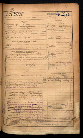 Marie, Albert Ernest Octave