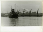 Canal de Caen à la mer et port de Caen 1970.