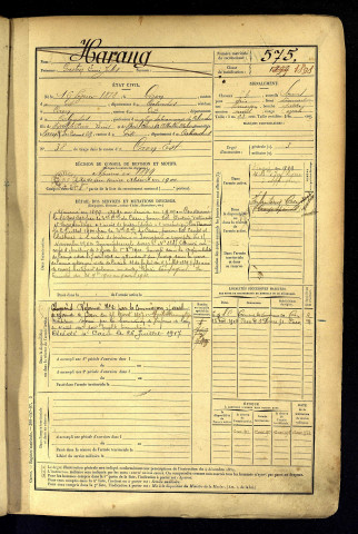 Harang, Gaston Louis Jules