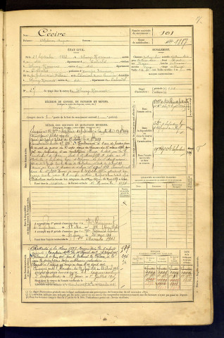 Cécire, Alphonse Auguste