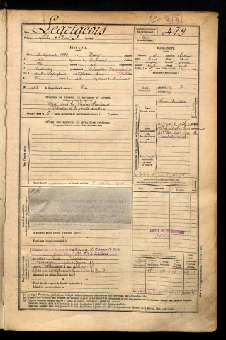 Legrigeois, Jules Victor