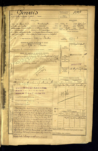 Gervais, Cyrille Alphonse Gabriel