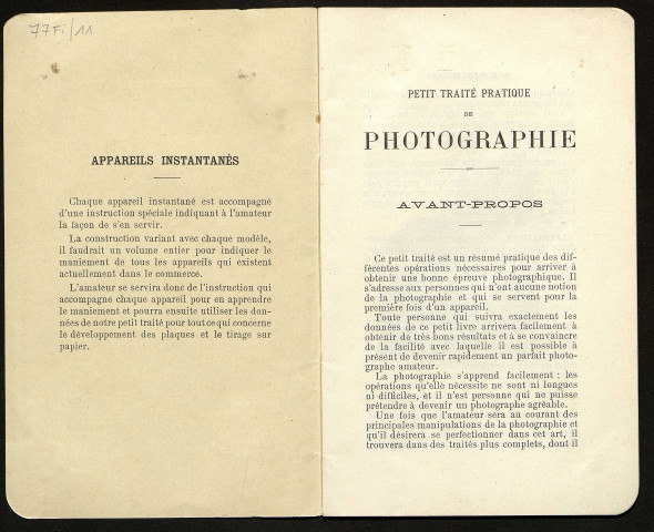 Ouvrage "Petit traité pratique de photographie, 6ème Édition"