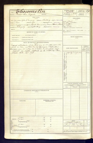 Thoumelin, Ernest Léon Auguste