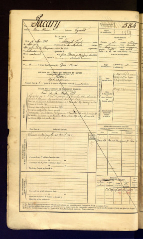 Pacary dit Legrand, Pierre Désiré