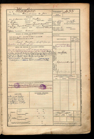 Magloire dit La Grève, Maurice Alexandre