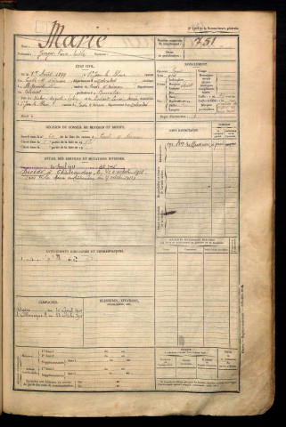 Marie, Georges Pierre Emile