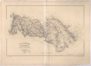 Carte topographique du canton d'Evrecy par Simon, géomètre en chef du cadastre