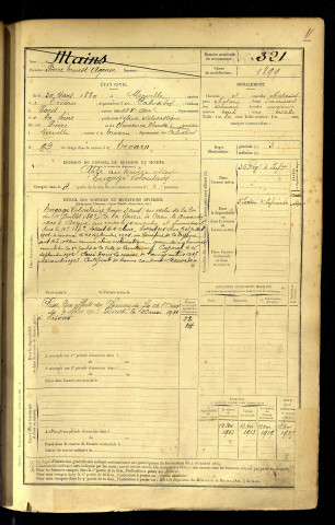 Mains, Pierre Ernest Agénor