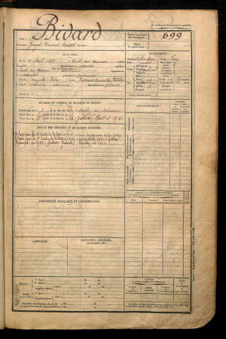 Bidard, Georges Fernand François