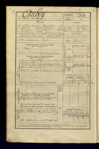 Aubey, Charles Aimé Malvina