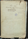 Elections aux Etats Généraux de 1789. Première assemblée : procès-verbal et cahier de doléances de la noblesse, prestation de serment des députés