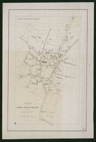 Plan topographique de Saint-Jean-le-Blanc