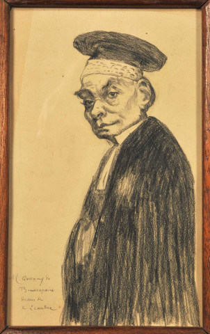 Portrait de Jules Quesnay de Beaurepaire, (1838-1923), magistrat, procureur général, écrivain, par Charles Léandre.