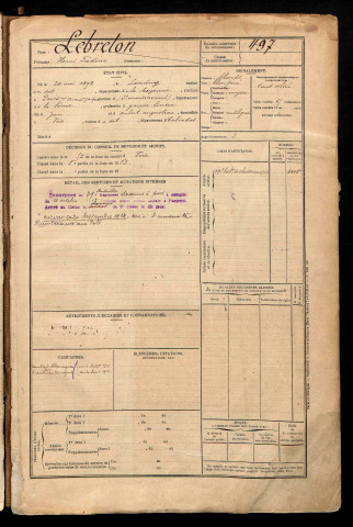 Lebreton, Henri Frédéric