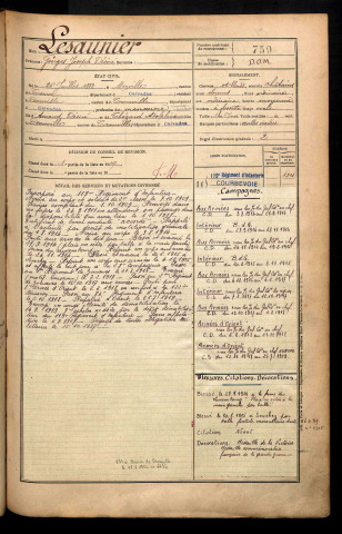 Lesaunier, Georges Joseph Désiré