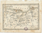 Carte du département du Calvados. A. M. Perrot-P. Tardieu