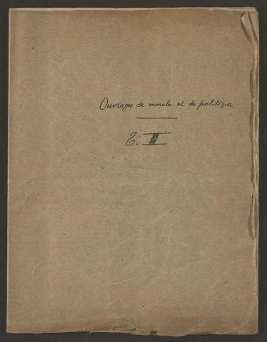 Notes diverses (ancienne liasse 1)