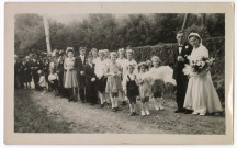 Mariage d'Ernest Letorey et d'Héléna Profichet, le 6 juin 1944, à Manneville-la-Pipard