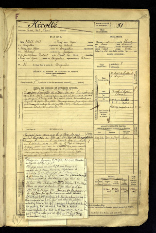 Nicolle, Ernest Paul Raoul