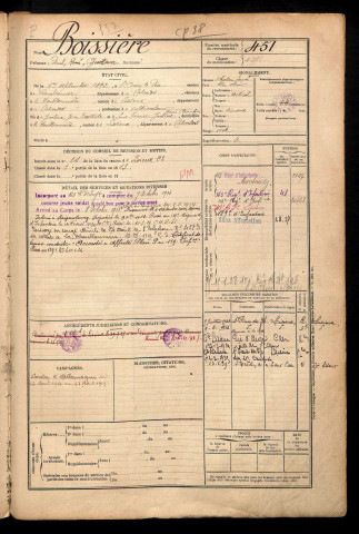 Boissière, Paul René Gustave