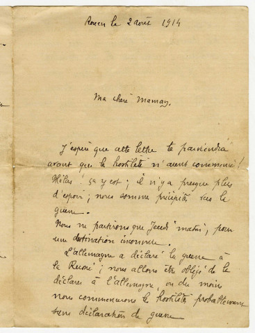 Correspondance de Michel Godard