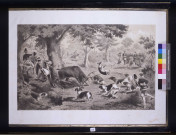 (La chasse au cerf). Par Le Pippre, Septime,