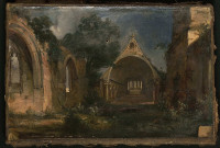 Ruines de la chapelle de Saint-Arnoult, vers le choeur
