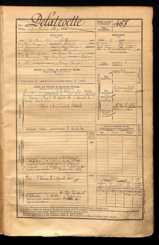 Delatroette, René Gustave Albéric