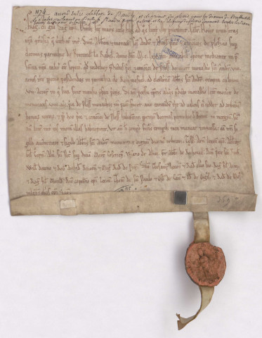 Accord avec l'abbaye de Saint-André sur les dîmes de Bretteville-le-Rabet