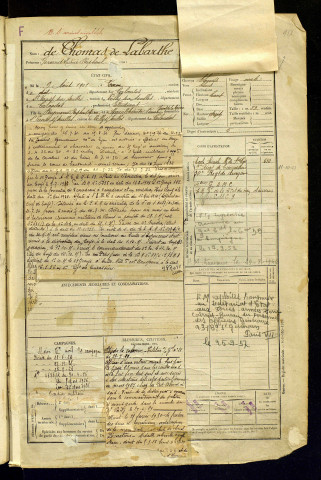 Thomas de Labarthe de, Gérard Marie Raphaël