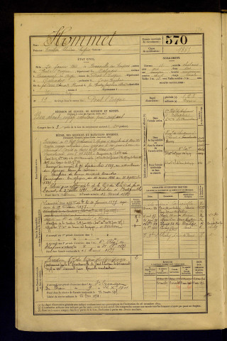 Hommet, Emilien Théodore Eugène