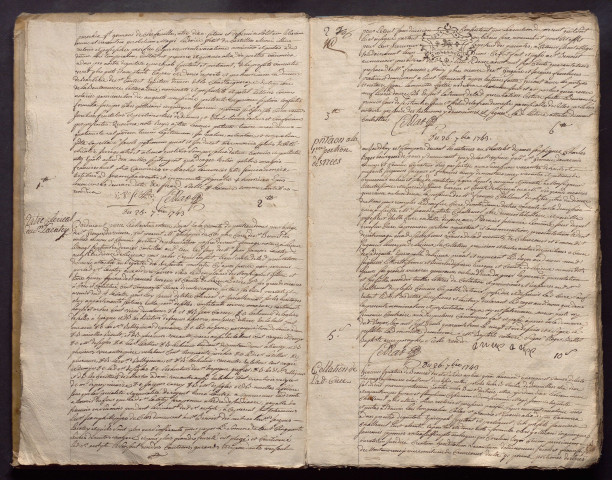 25 septembre 1743-21 octobre 1744